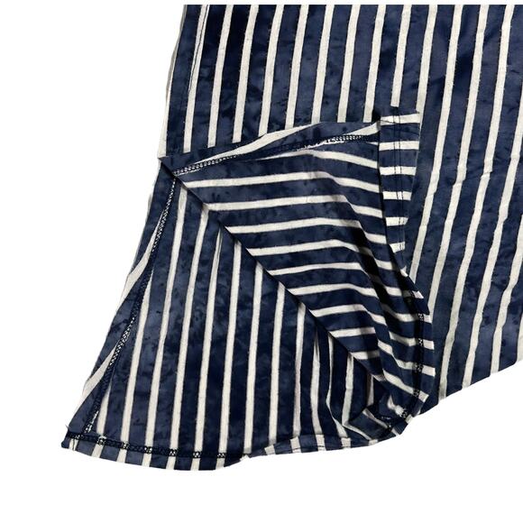 New Directions Woman Tie Dye 3/4 Sleeves Asymmetrical Tunic Plus Size 3X V-Neck - Picture 13 of 15